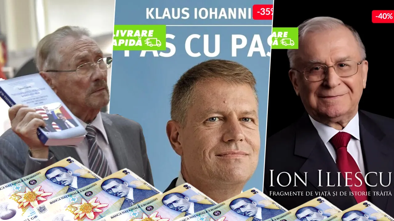 Președinți în cărți. Cu cât se mai vând acum operele foștilor lideri ai României. Cine e cel mai prolific autor