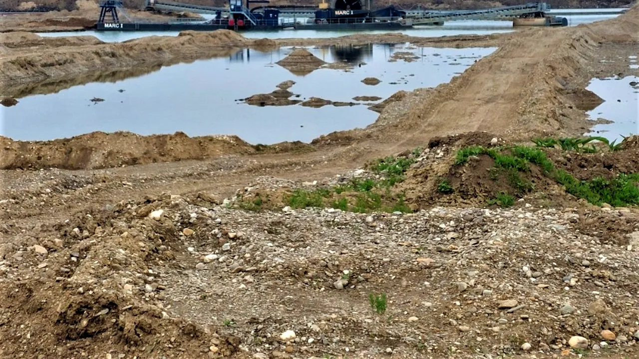 Valoare amenzilor date de Inspecția Apelor pentru exploatarea necorespunzătoare a balastierelor s-a dublat. Ce nereguli s-au descoperit