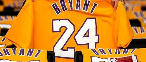 Echipele NBA All Star vor avea pe tricouri numerele purtate de Kobe Bryant și de fiica sa, Gianna