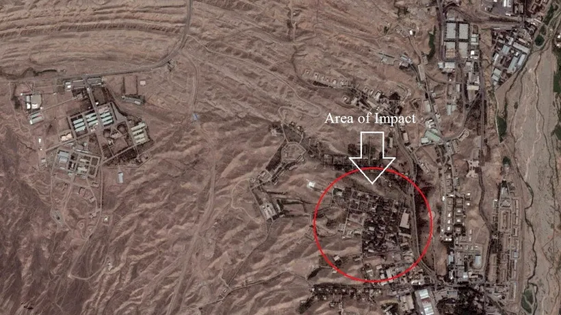 Explozie suspectă într-un complex nuclear militar din Iran