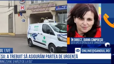 GÂNDUL LIVE | ȘEFA SMURD Iași Diana Cimpoeșu: Cum a fost pusă pe picioare UPU Suceava: Viața merge înainte, urgențe există în continuare