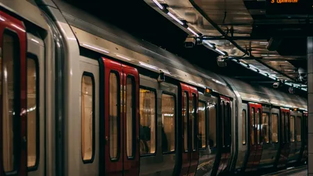 O femeie a murit după ce lesa câinelui pe care o avea prinsă de talie a tras-o pe șina metroului