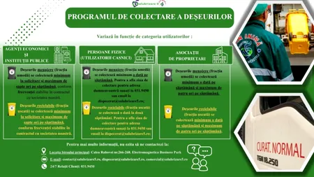 (P) Salubrizare S5. Programul de colectare a deșeurilor