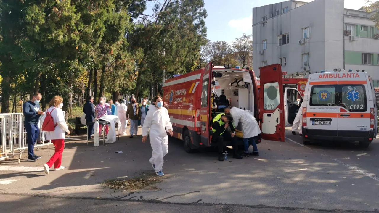 Încă un pacient salvat din incendiul de la Constanța a murit