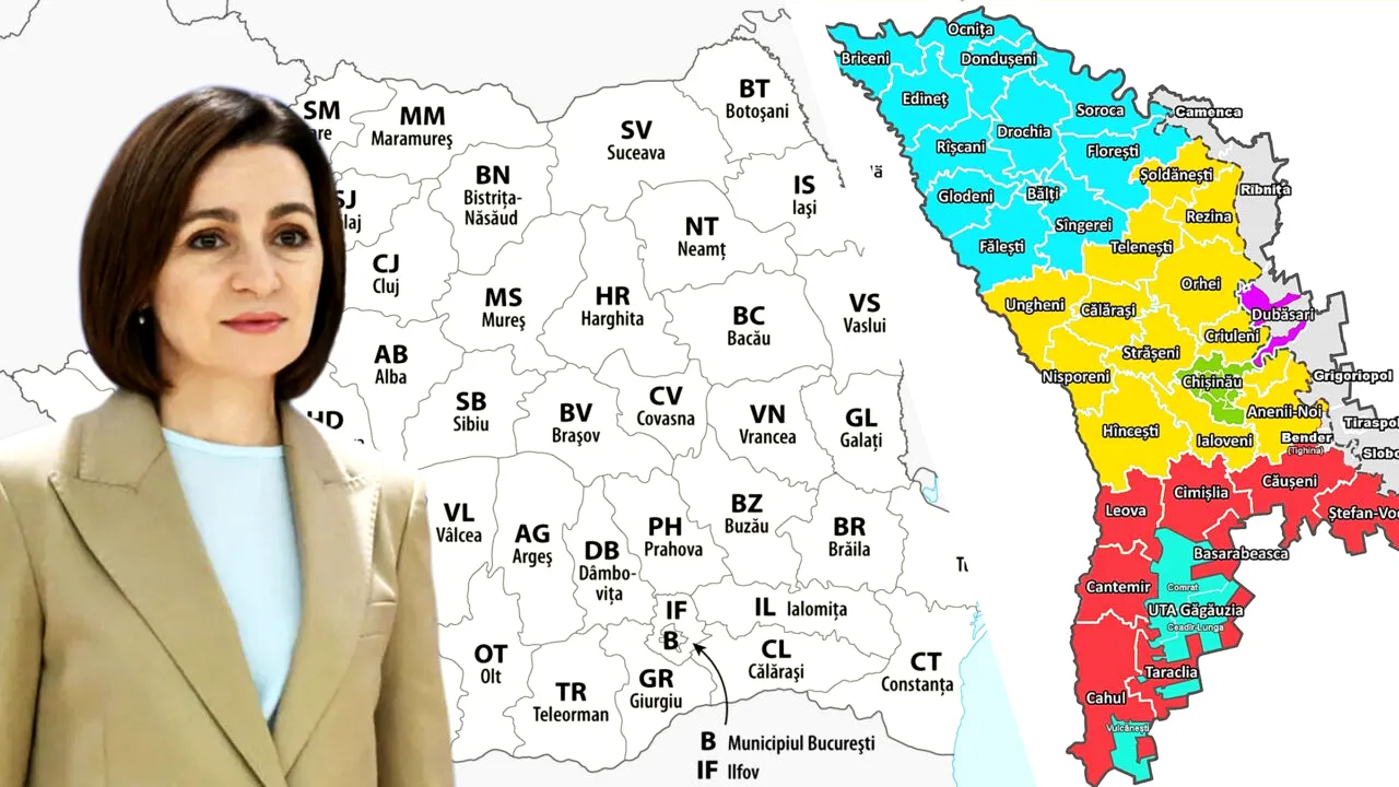 Republica Moldova începe reforma pe care politicienii români o tot promit de 35 de ani: regionalizarea. Cele 32 de raioane de peste Prut se comasează în 10 județe