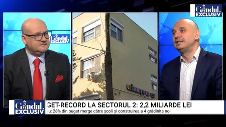 EXCLUSIV VIDEO | Buget record în Sectorul 2. Primarul Radu Mihaiu explică în ce vor fi investiți banii