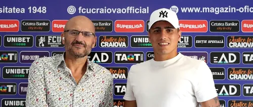 Juan Bauza, clauză de reziliere uriașă în noul contract cu FC U Craiova! Ce durată are înțelegerea cu oltenii