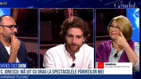 VIDEO | Carol Ionescu, despre povara de a fi copilul unor mari actori: „Nu mi-a fost mai greu, pentru că nu m-am preocupat de numele lor. Am învățat multe lucruri pe care le-am moștenit fără să-mi dau seama”