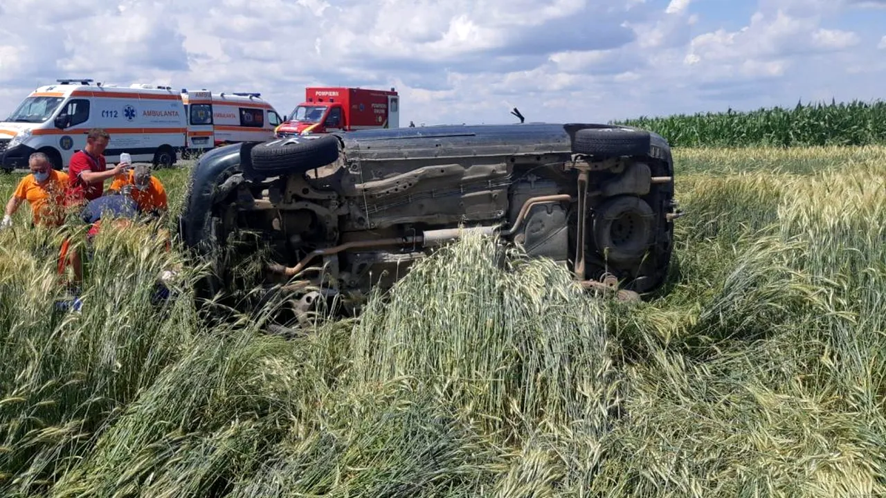 Plan Roșu de intervenție. Accident grav cu 12 victime în județul Covasna, dintre care cinci copii