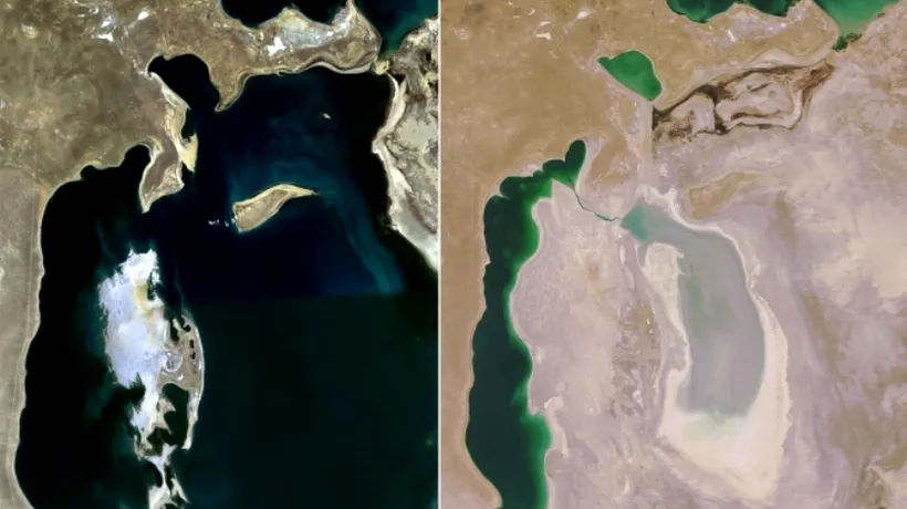 Dezastru ecologic: Unul dintre cele mai mari lacuri din lume a secat aproape complet