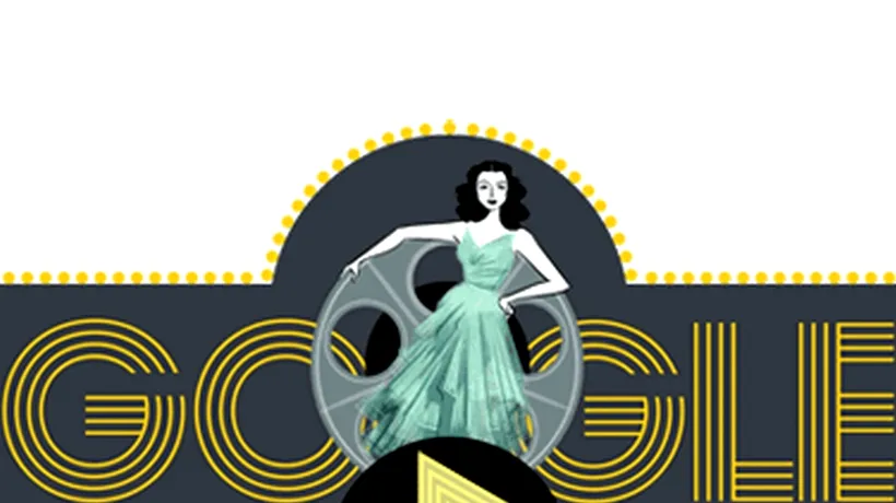 Google marchează 101 ani de la nașterea actriței și inventatoarei Hedy Lamarr printr-un logo special