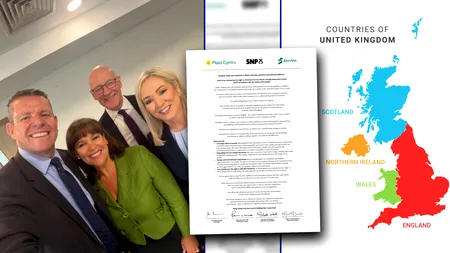 Liderii din Scoția, Țara Galilor și Irlanda de Nord au semnat la Cardiff un memorandum pentru părăsirea Regatului Unit. Cele trei națiuni ar urma să organizeze referendumuri de independență