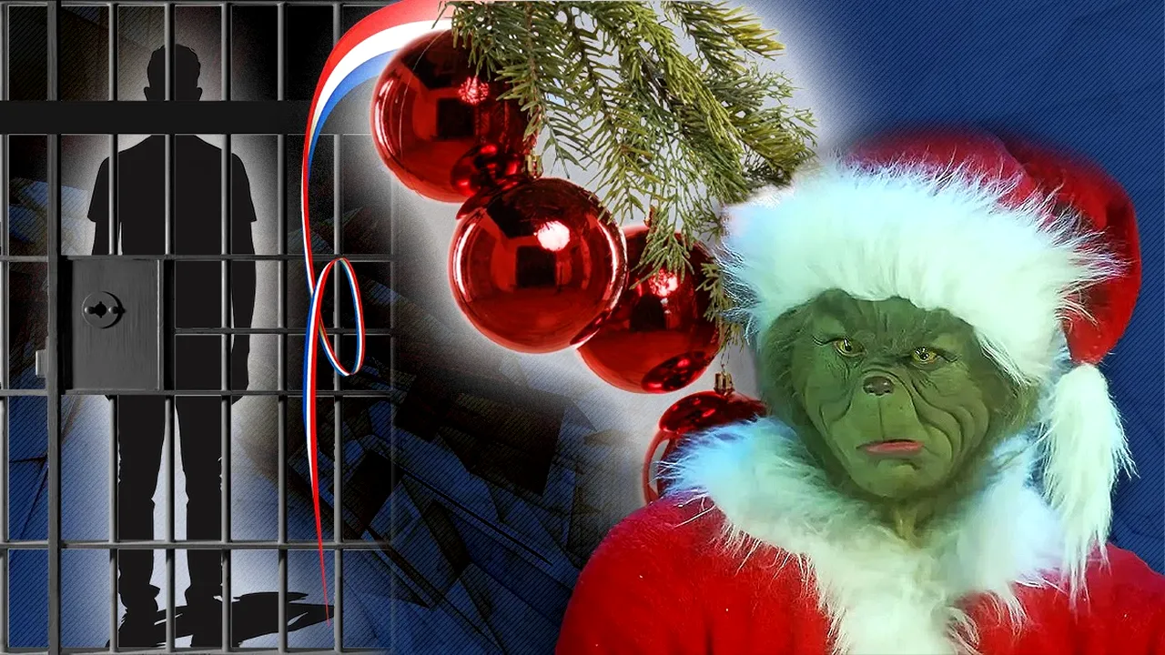 Un altfel de Grinch. Un bărbat din Franța a fost reținut după ce, timp de două săptămâni, a smuls și a aruncat la gunoi globurile roșii din brazii de Crăciun