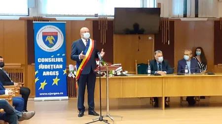 Ion Mînzînă, președintele Consiliului Județean Argeș, a depus jurământul și propune un consilier-surpriză: ”Vă invit pe toți să construim o echipă”