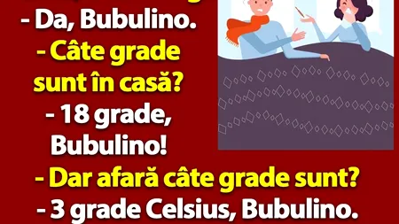 BANC | Bulă, Bubulina și gradele Celsius