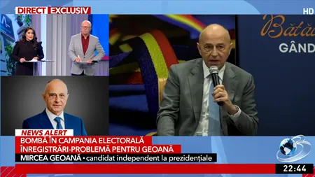 Mircea Geoană: „Nu a existat niciun fel de CONTACT al meu cu domnul Vanghelie de mai bine de 12 ani ”