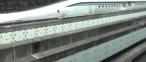 Japonia stabilește un nou record cu trenurile sale suspendate: 603 kilometri pe oră