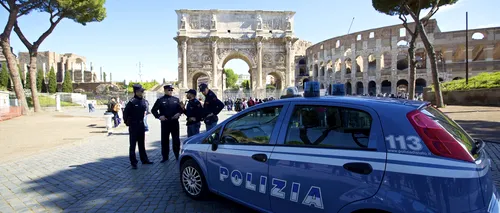 Tânăr român a încercat să fure o mașină de poliție din Italia și i-a bătut pe cei trei agenți care au intervenit