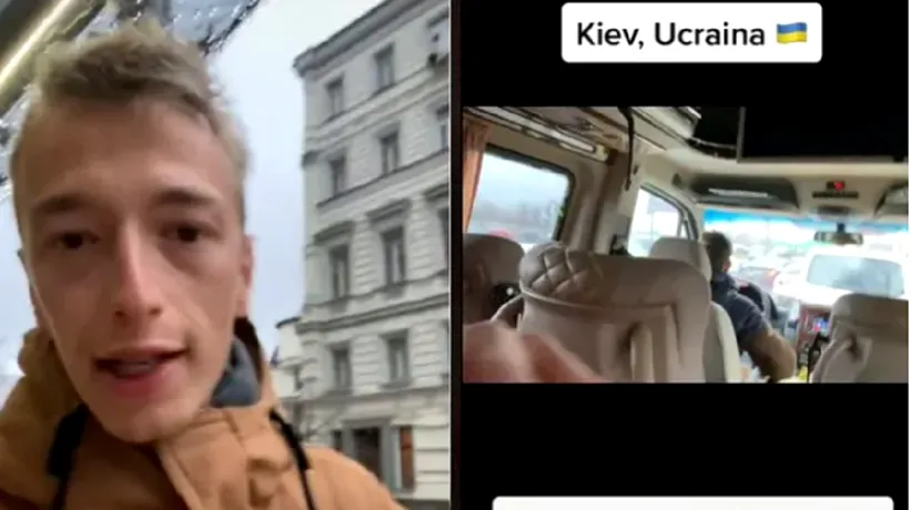 EXCLUSIV. Mărturia lui Cristian, vloggerul român care a reușit să fugă din Kiev: „Am primit o bătaie în ușă la 6 dimineață. Mi-au spus că au bombardat Kievul”