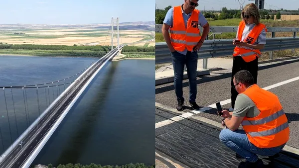 Cristian Pistol, șeful CNAIR: „Se deschide circulația pe drumurile de legătură ale Podului suspendat de la Brăila”