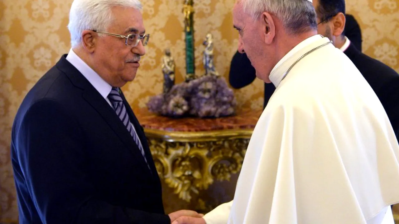 Mahmoud Abbas l-a invitat pe Papa Francisc să efectueze o vizită în Țara Sfântă
