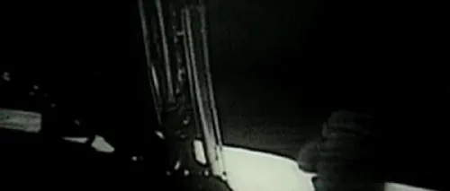 Noi imagini cu primii pași pe lună. VIDEO