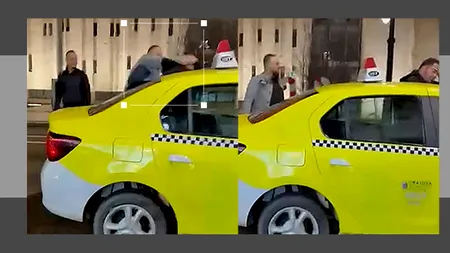 Imagini ȘOCANTE în Craiova. Doi taximetriști s-au bătut pentru un loc de parcare