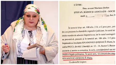 Diana Șoșoacă, chemată luni la Parchet pentru expertiză psihiatrică. Parlamentara acuză autoritățile de 