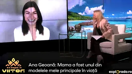 „Înapoi în viitor cu Andreea Perminova” | Ana Geoană, fiica lui Mircea Geoană, despre consumul de dulciuri: „Zahărul este inamicul, cel procesat”