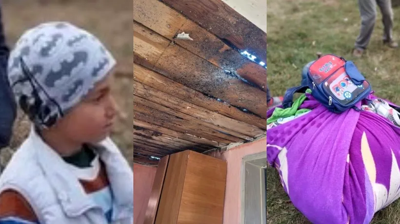 Sfâșietor! Acești copii din Iași privesc neputincioși la casa făcută SCRUM: „Nu mai este nimic...”