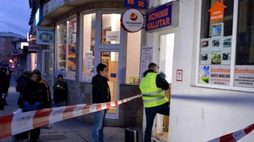 Jaf armat la o casă de schimb valutar din Alba Iulia: cum a fost prins hoțul