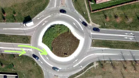 Sensul giratoriu turbo, introdus aici din 2024. Care sunt regulile de circulație și unde poate fi intâlnit