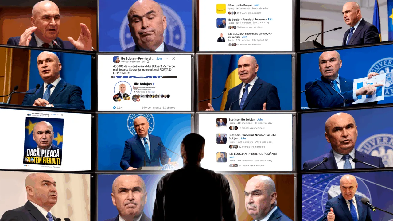 S-a declanșat operațiunea digitală: „Susțin Bolojan!”. Gândul a descoperit conturi de boți, unele folosite și la fraude online, toate dedicate lui Bolojan