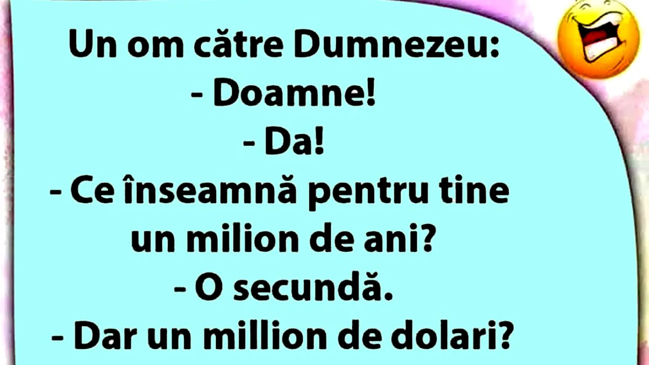 Cel mai tare BANC de Paște | „Doamne, ce înseamnă pentru tine 1.000.000 de ani?”