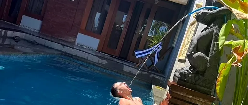 Un turist a fost la un pas de moarte după ce a băut apă dintr-o piscină din Bali, pentru o poză