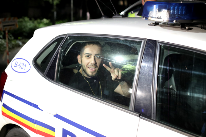 Fulgy de la Clejani, dus de Poliție la INML după ce a fost prins drogat la volan