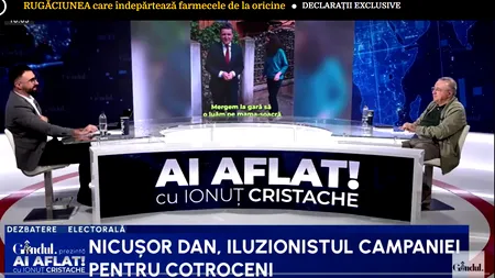 Ion Cristoiu nu înțelege sceneta în care Nicușor își așteaptă soacra pe peron