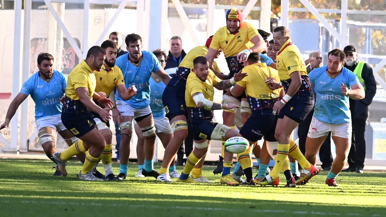 România, eșec la rugby cu Uruguay pe stadionul Arcul de Triumf după ce a condus la pauză! Urmează meciul cu Samoa