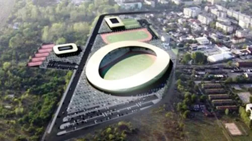 Ce mai face statul român cu banii: un orășel cu 80.000 de locuitori va avea un stadion de 22 de milioane de euro