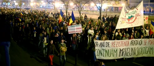 Săptămâna 10 de protest față de proiectul Roșia Montană: Incident în Piața Unirii. LIVE TEXT