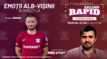 Dragoș Grigore este invitatul lui Ovidiu Ionescu la „EXCLUSIV RAPID”, de miercuri, 2 iulie, în direct pe YouTube ProSport de la ora 17:00
