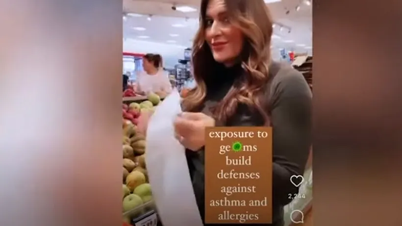 Gest revoltător filmat de o bloggeriță antivaccinistă în supermarket. Instagram i-a blocat contul