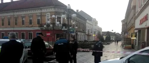 Banca din Lugoj, evacuată degeaba: ce era, de fapt, grenada găsită pe un birou