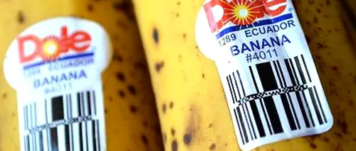 Atenție la ce mănânci! Ce înseamnă codurile de pe etichetele bananelor
