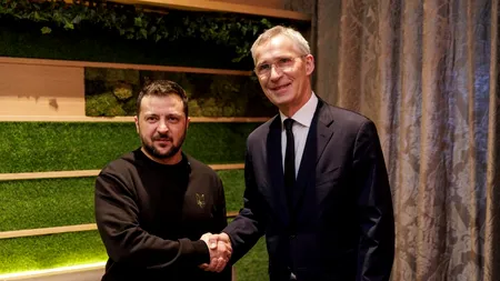 VIDEO | Volodimir Zelenski caută NATO la Davos / Jens Stoltenberg: Există motive de optimism