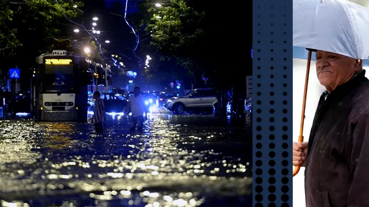 Atenție! Cod roșu de ploi pentru București. Ciclonul Barbara lovește în plin România. Anunțul oficial al ANM, în exclusivitate pentru Gândul. „Se vor depăși chiar și 120 de l/mp”