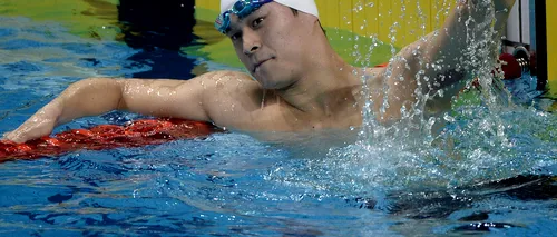 Sun Yang, dublu campion olimpic, a suferit un accident ușor în timp ce conducea fără permis