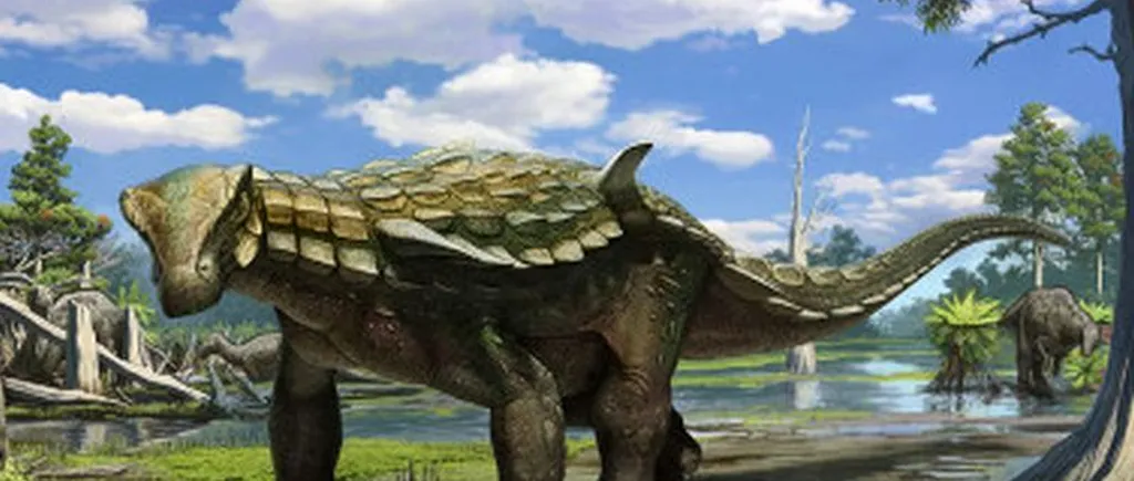 Prima machetă a unui dinozaur în mărime naturală, expusă la Geoparcul din Hațeg - FOTO