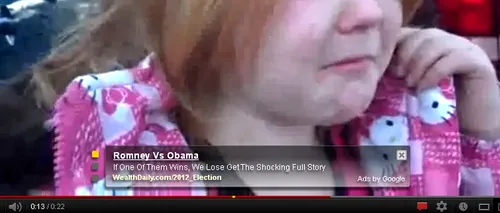 Videoclipul care a  fost văzut de două milioane de oameni. O fetiță plânge pentru că s-a săturat de campania din SUA