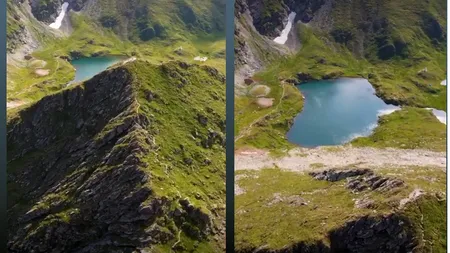 LACUL glaciar spectaculos de pe Transfăgărășan. E aproape de Bâlea, dar puțini români știu de el
